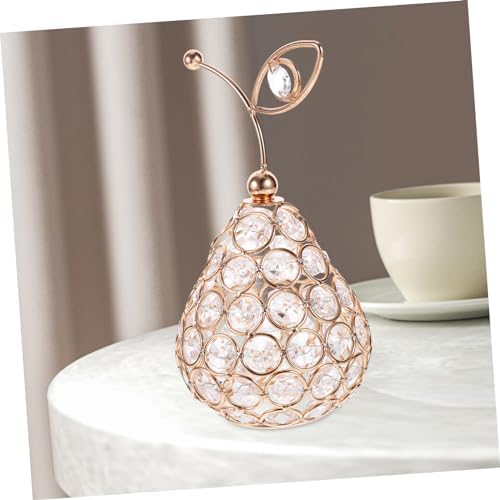 Creative Crystal Fruit Figurine Decor for Home and Office