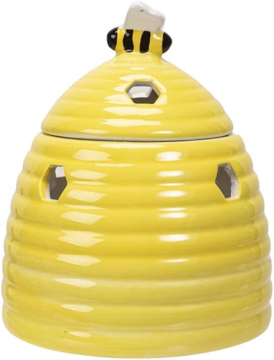 Ebros Gift Bumblebee Beehive Ceramic Oil Warmer
