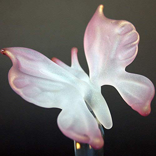 Butterfly Perfume Bottle Hand Blown Glass