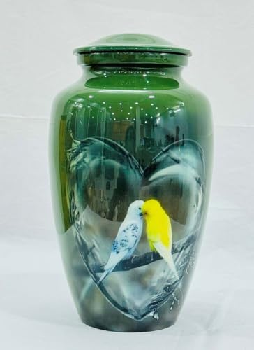 Love Bird Water Heart Urns for Humans and Pets