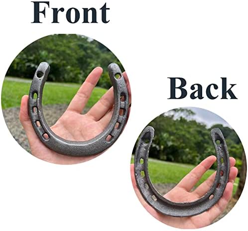 Atpxdk 2 Pc Cast Iron Horseshoe Wall Decor