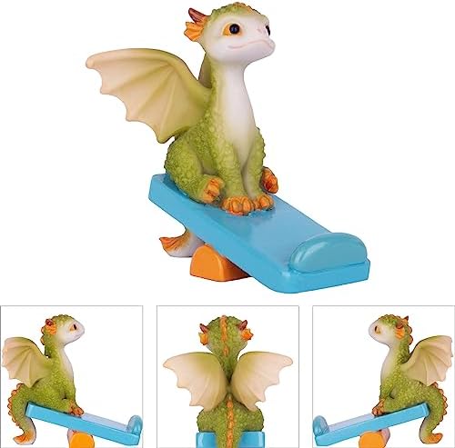 Mini Dragon Figurine Resin Home Decor Cute Garden Statue