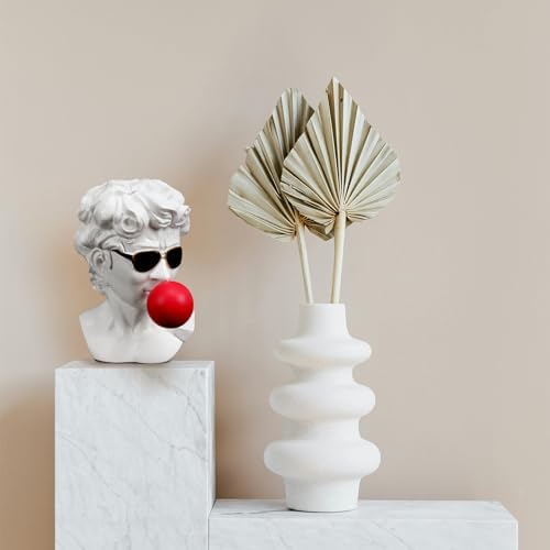 Blowing Bubbles David Statue Greek Head Resin Sculpture