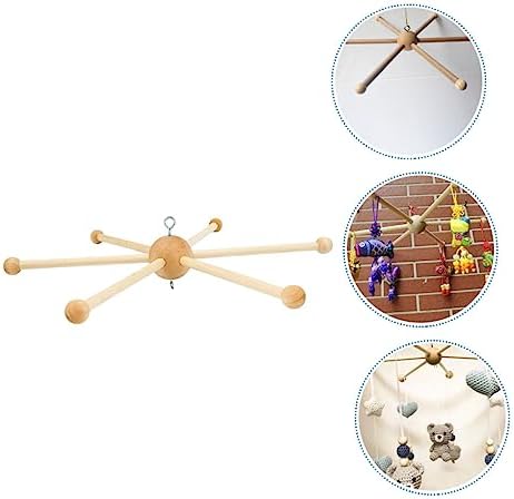 DIY Wind Chime Mobile Frame with 6-Legged Ball Shape Decor
