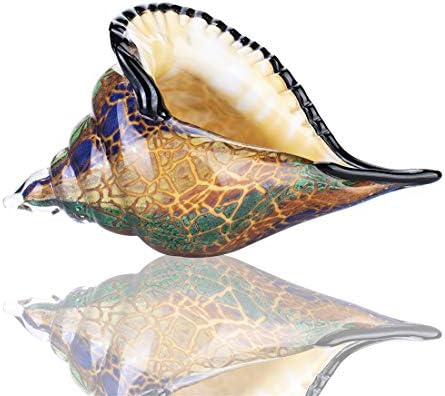 QFkris Glass Conch Figurines - Unique Home Decor