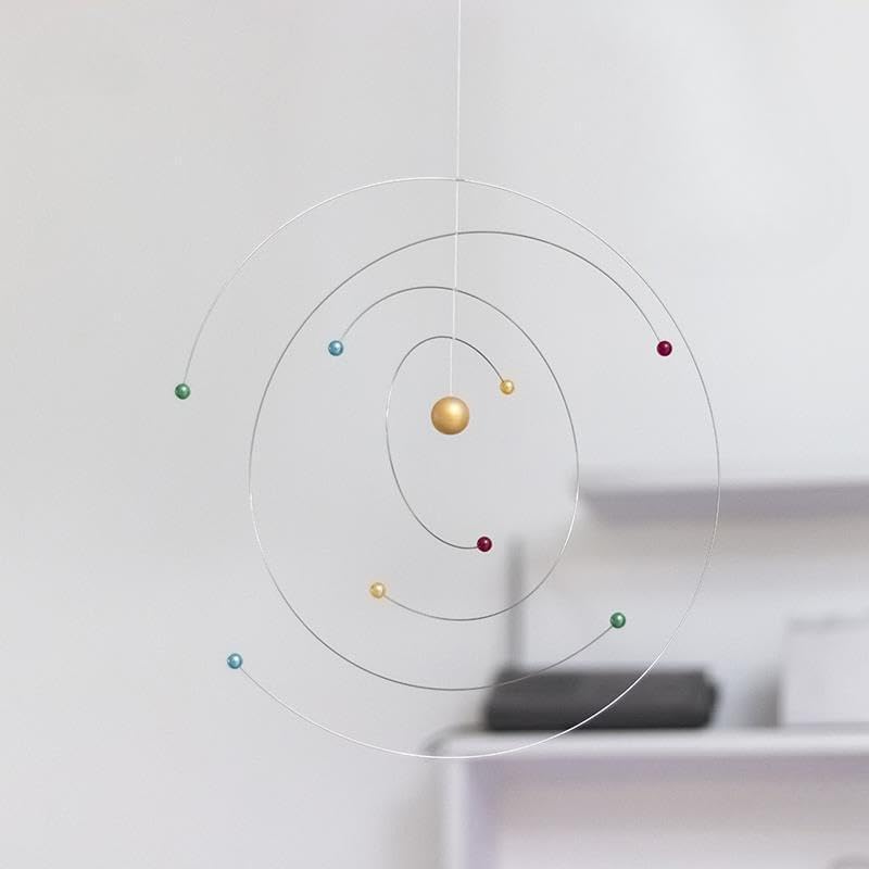 Wmool Balanced Dynamic Pendant Wind Chime Hanger for Unique Outdoor Decor and Science Project