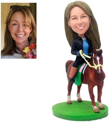 Custom Riding Horse Bobblehead Figurine