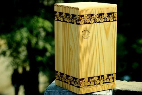 Royal Night Star Wooden Urn for Ashes