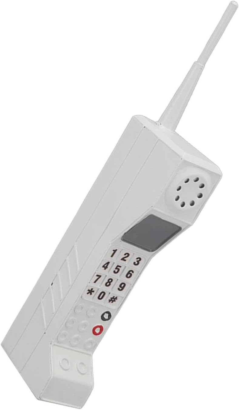 Retro Nostalgia Mobile Phone Prop Decor White