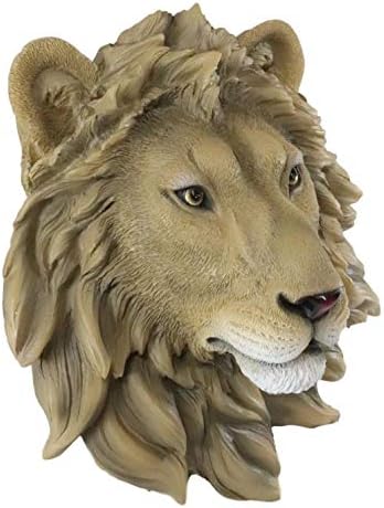 Ebros Simba Safari King Of The Jungle Lion Head Wall Decor Plaque 925Tall