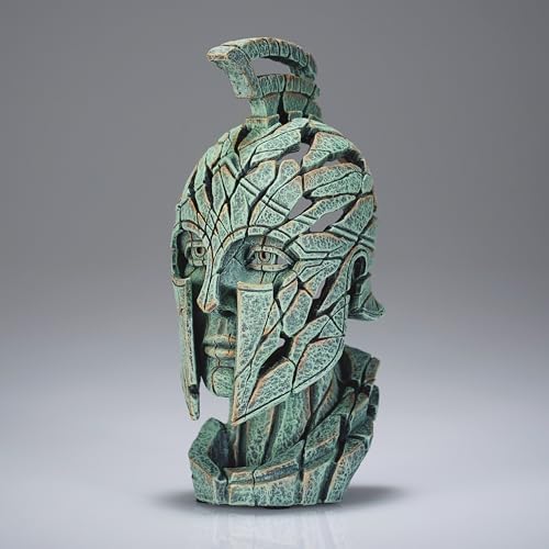 Enesco Edge Sculpture Spartan Warrior Figurine Green