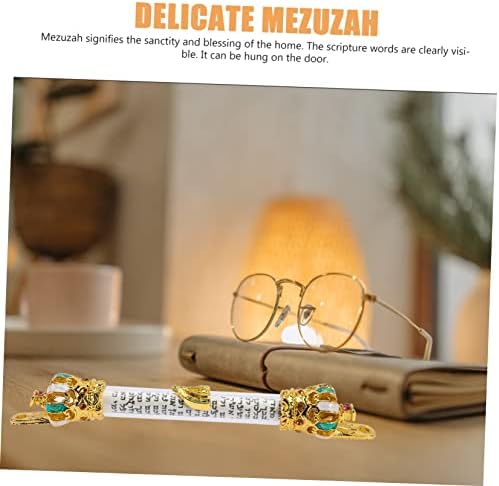 LIFKOME Handcrafted Jewish Mezuzah Door Decor Metal