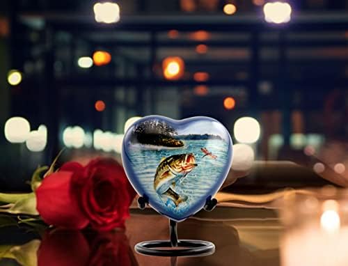 Bass Fishing Urn - Cremation Urn for Human Ashes