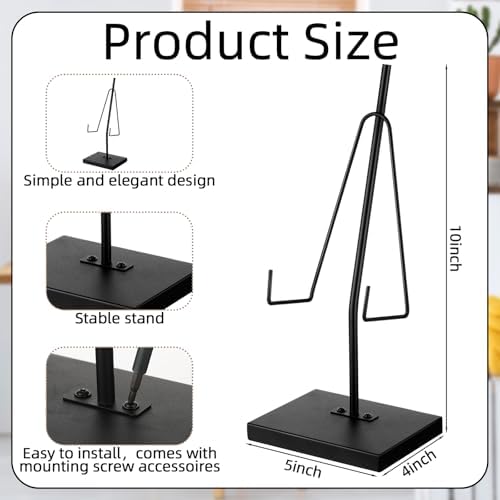 Black Metal Frame Holder for Home Decor Display Stand