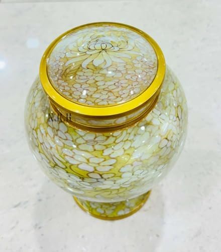 Lotus Flower Urns for Human and Pet Ashes Aluminum Cremation Urns
