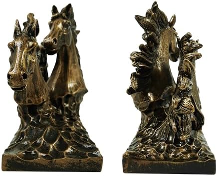 SIMONS SHOP Bronze Horse Sculpture 65 x 95 Animal Figurine for Home Decor