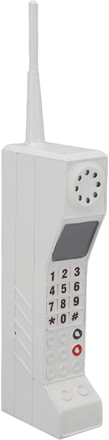 Retro Nostalgia Mobile Phone Prop Decor White