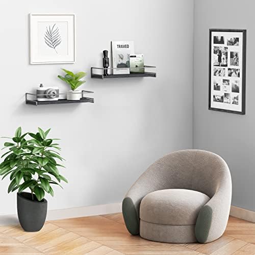 Forbena Floating Shelves Set of 2 for Bathroom and Kitchen