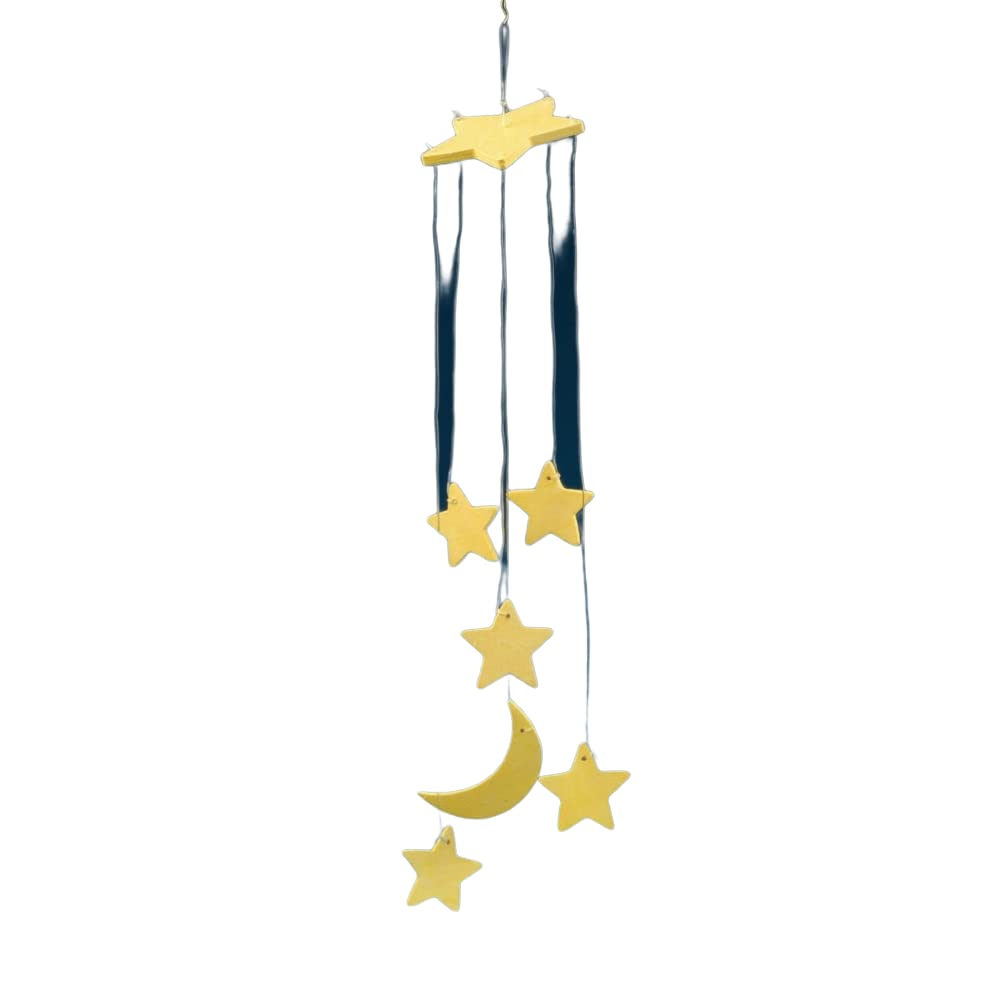 SS Glow-in-the-Dark Moon Stars Mobile Craft Kit Pack of 12