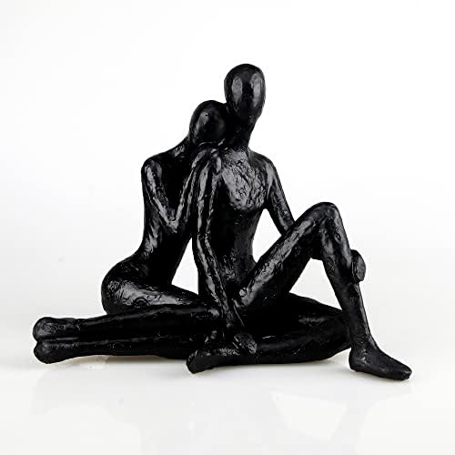 Large Couple Sculpture Passionate Love Figurine Valentines Day Wedding Decoration
