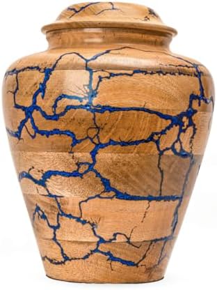 Handcrafted Wooden Urn for Cremation Adult Ashes Memorial Box