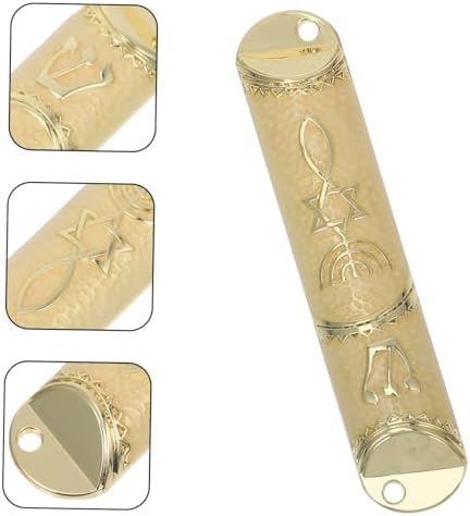 STOBAZA Metal Mezuzah Scroll Doorframe Decor