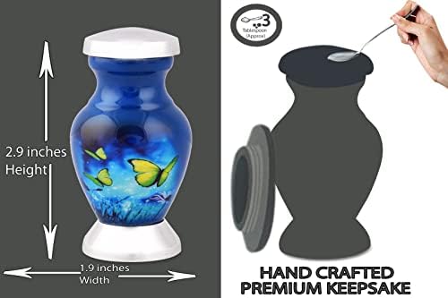 Bold Divine Butterfly Cremation Urns Set of 4