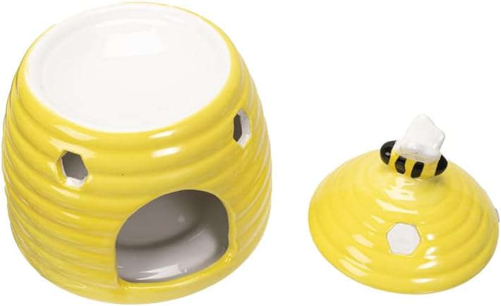 Ebros Gift Bumblebee Beehive Ceramic Oil Warmer