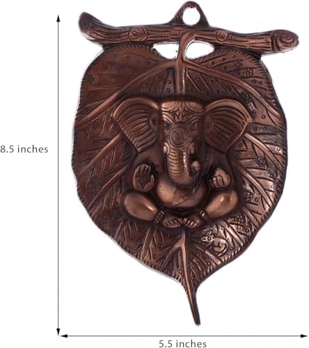 Lord Ganesha Metal Wall Sculpture - 55x05x85 Inches