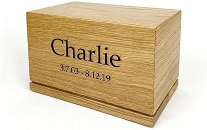 Pet Urn for Dogs Cats Custom Laser Engraving