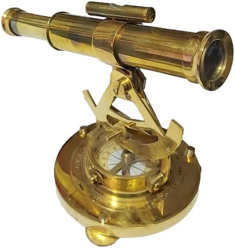 Brass Telescope Compass for Home Decor
