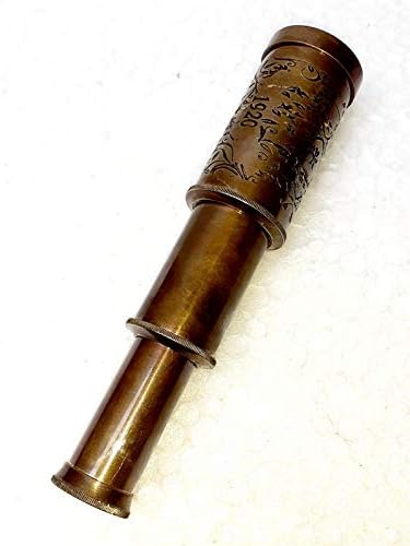 6 Inch Brass Telescope Home Decor Item