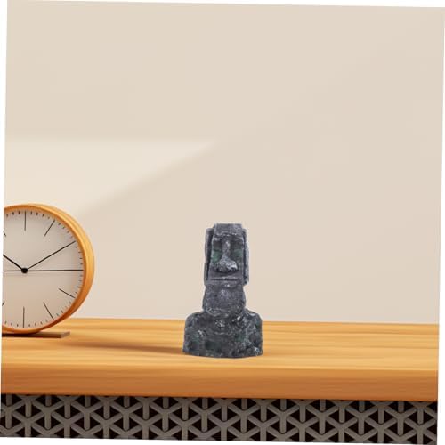BESTOYARD Roman Head Statue Decor for Fish Tank Landscaping