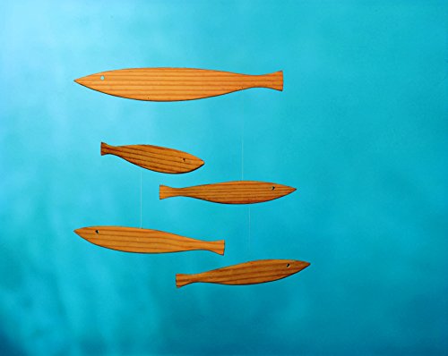 Floating Fish Mobile - 16 Inches - Handmade in Denmark