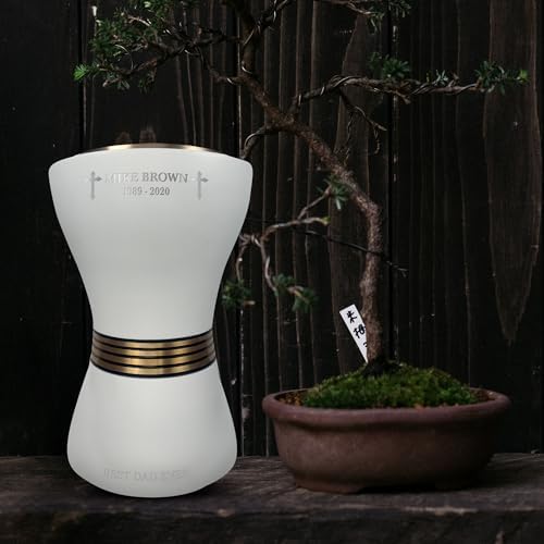 Custom Personalized Cremation Urn with Name and Text
