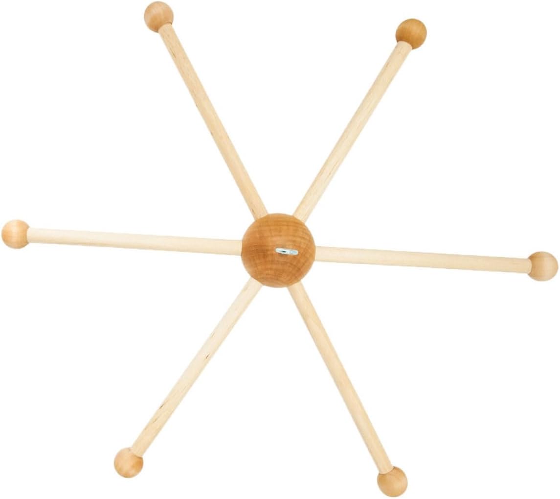 DIY Wind Chime Mobile Frame with 6-Legged Ball Shape Decor