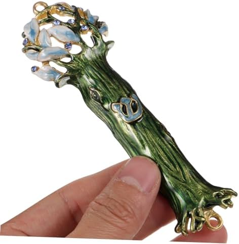 Yardenfun Vintage Metal Mezuzah Plaque for Door Decoration