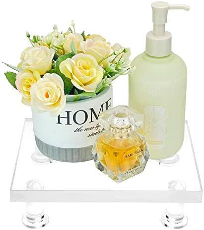 Bigfety Acrylic Riser Stand for Bathroom Kitchen Sink Organizer