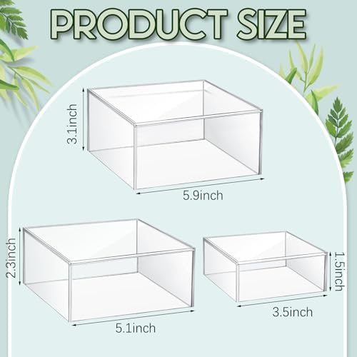 Jerify 12 Pcs Acrylic Risers for Party Display