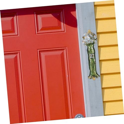 Yardenfun Vintage Metal Mezuzah Plaque for Door Decoration