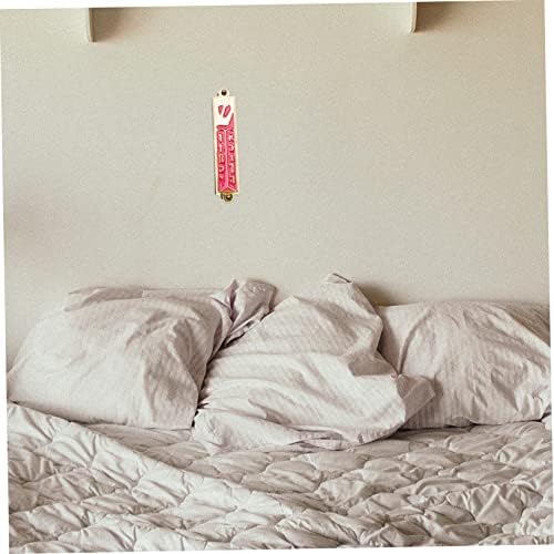 ABOOFAN Retro Metal Mezuzah Plaque Decorative Ornament for Home Door Decor Jewish Tradition Item