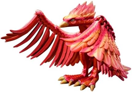 Realistic 3D Printed Phoenix Statue - 611 Inch Plastic Desktop Decoration