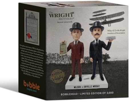 Wilbur and Orville Wright Brothers Collectible Bobblehead Statues