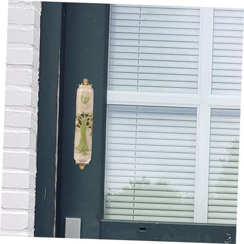 PRETYZOOM Mezuzah Door Ornament Metal Judaica Decor