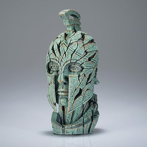 Enesco Edge Sculpture Spartan Warrior Figurine Green
