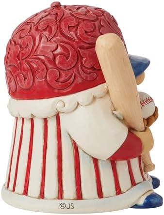 Enesco Jim Shore Heartwood Creek Athlete Baseball Player Mini Figurine 4 Inch