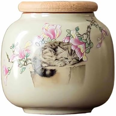 Small Cremation Keepsake Urn for Pet Ashes - Ceramic White