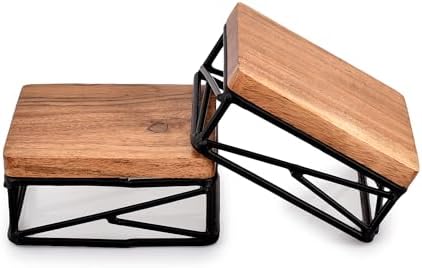 NIRMAN Riser Square Display Stand Set of 2 4x4x175