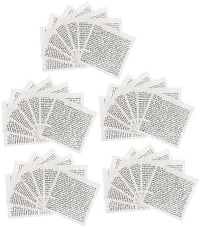 IMIKEYA 50pcs Mezuzah Scroll Jewish Door Decor Elegant Hebrew Wall Art for Home Blessings and Religious Significance