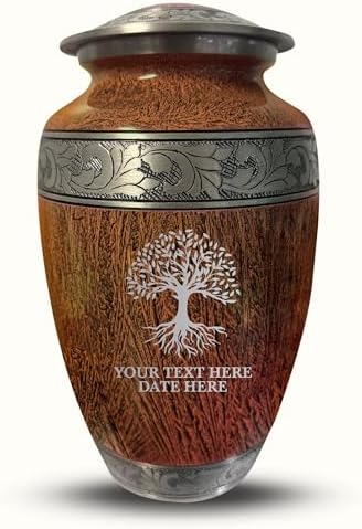 Personalized Cremation Urn - Custom Engraved Tree of Life Design